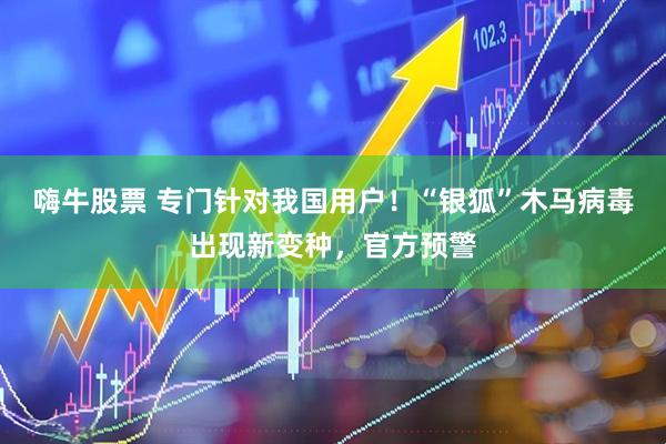 嗨牛股票 专门针对我国用户！“银狐”木马病毒出现新变种，官方预警